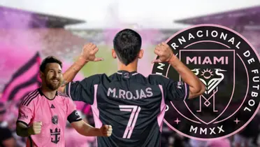 Matías Rojas en su presentación como jugador del Inter Miami