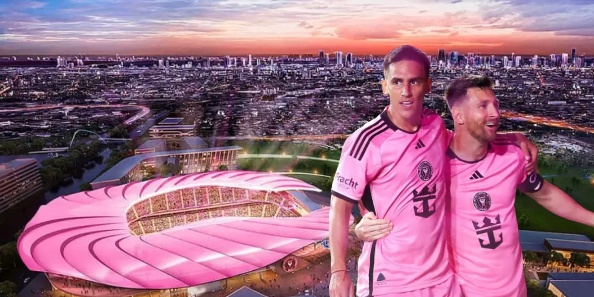 Matías Rojas y Lionel Messi