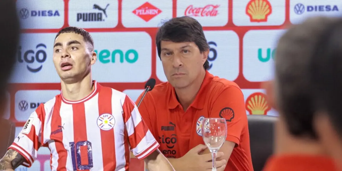 Miguel Almirón y Daniel Garnero