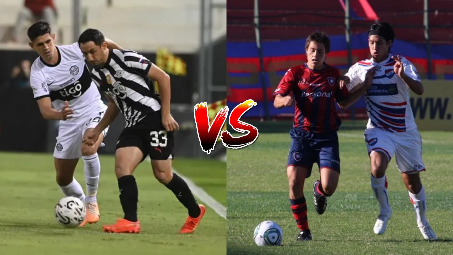 Olimpia vs. Libertad en 2024 y Cerro Porteño vs. Nacional en 2011