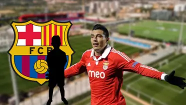 Óscar ‘Tacuara’ Cardozo durante un partido en su etapa con el Benfica