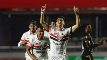 Por el campeonato paulista, el ex Cerro se estrenó como goleador