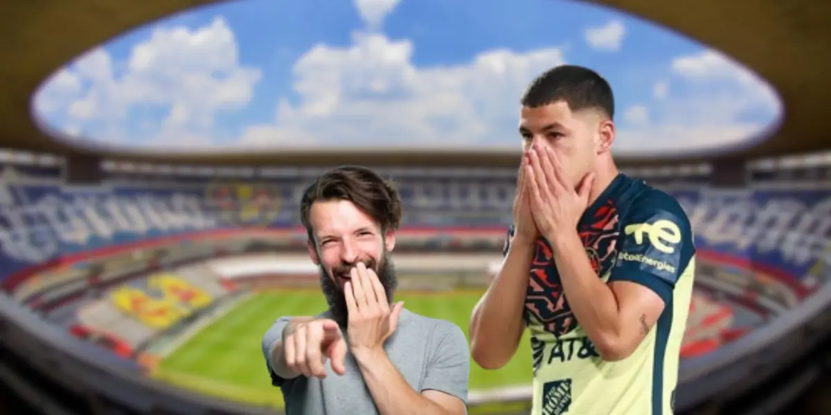 Richard Sánchez en un partido de Liga MX con el Club América de México