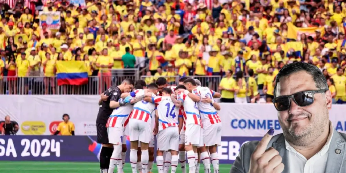 Rodrigo Nogués con la selección paraguaya