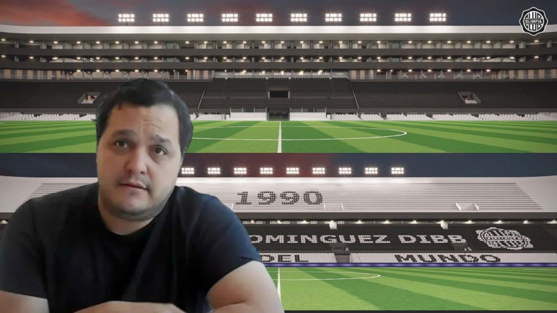 Rodrigo Nogués y el futuro estadio franjeado
