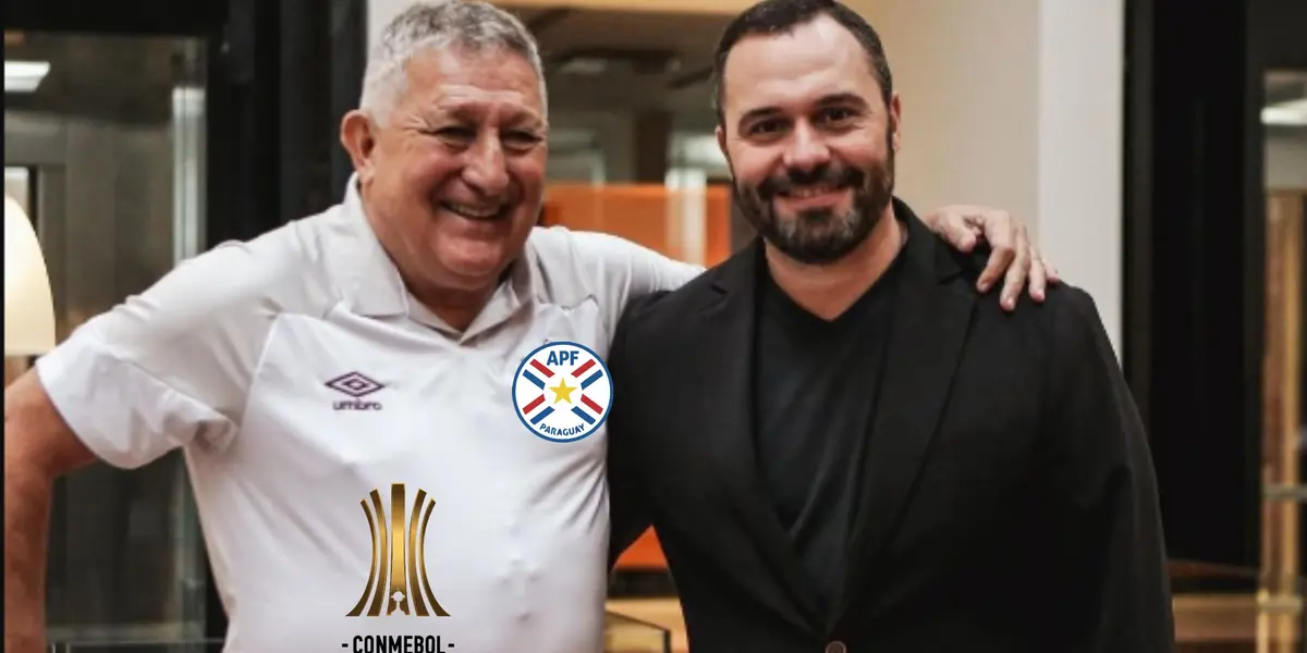 Romerito visitando al rival de Cerro Porteño