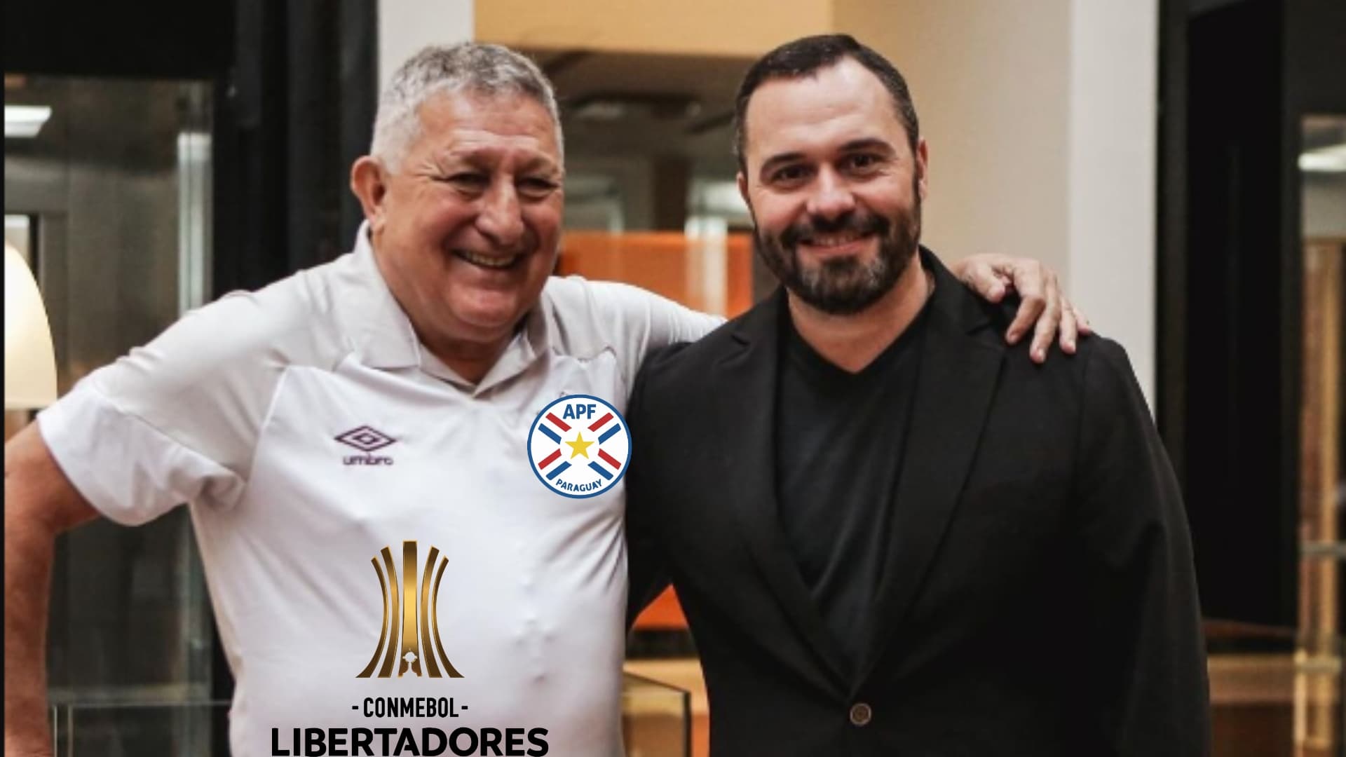 Romerito visitando al rival de Cerro Porteño