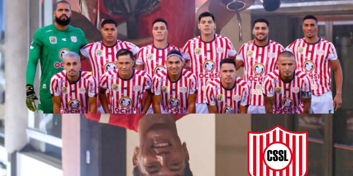 San Lorenzo con las fotos al revés en su llegada a la sede del partido