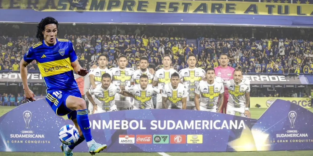 Trinidense visitó la Bombonera y jugó contra Cavani