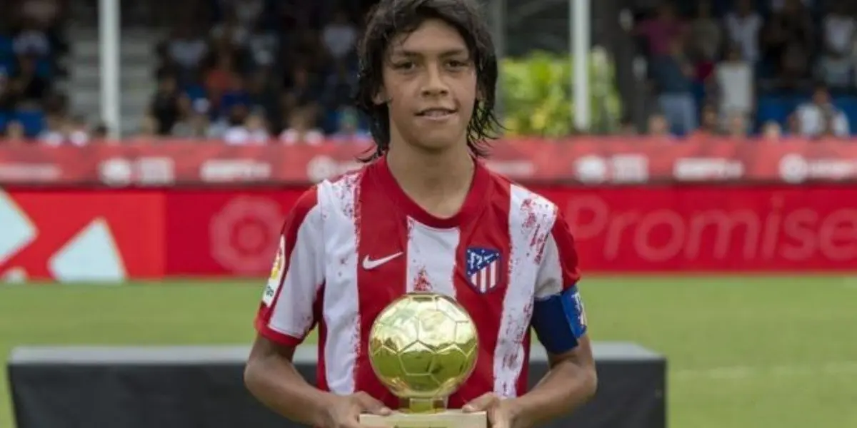 Un juvenil de Atlético de Madrid decidió defender los colores de la selección ibérica.