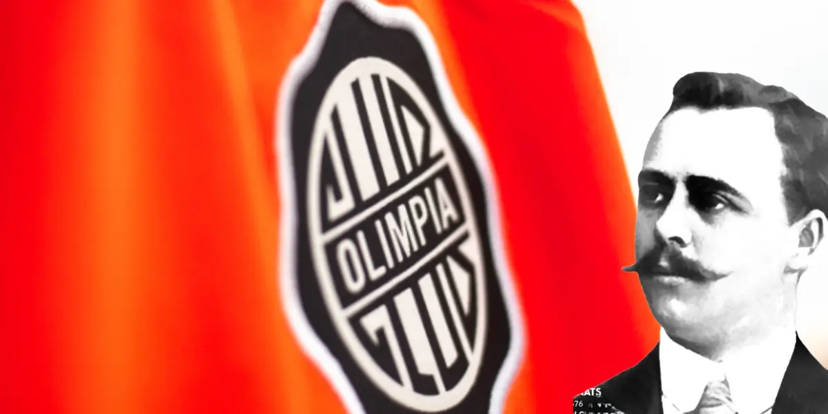 William Paats, fundador de Olimpia y parte de la nueva indumentaria