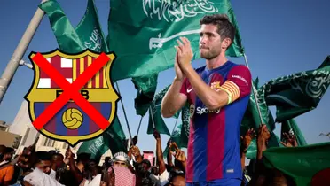 Sergi Roberto no sigue en Barça y dijo que no a Arabia por su esposa, mira por qué