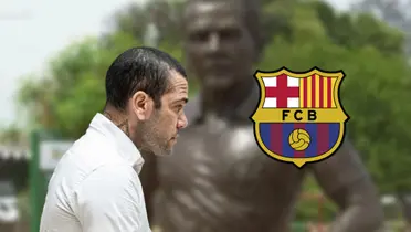 Dani Alves fue condenado a prisión y Barça lo castigó, así dejaron su estatua