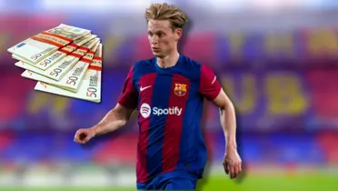 Frenkie cobra 27 millones en Barça, la sueldo que le ofrecieron en la renovación